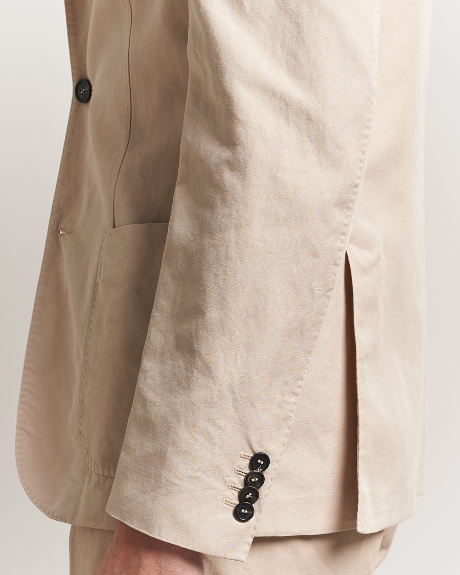 Herre | Blazere & jakker | Incotex | Unconstructed Chinolino Blazer Beige
