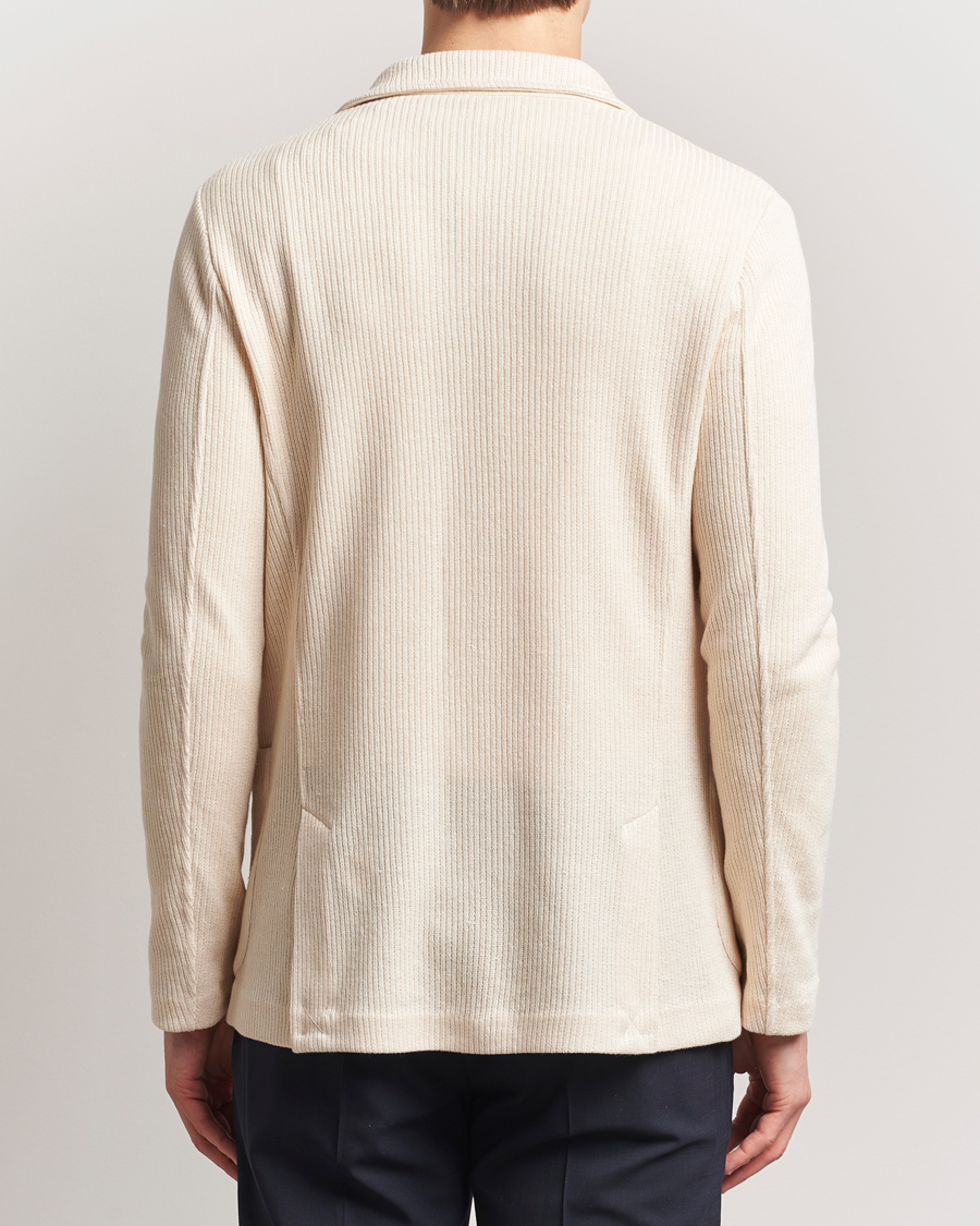 Herre | Blazere & jakker | Gran Sasso | Linen/Cotton Knitted Blazer Cream