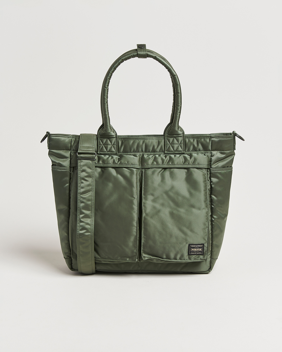 Herre | Tasker | Porter-Yoshida & Co. | New Tanker Tote Bag Sage Green