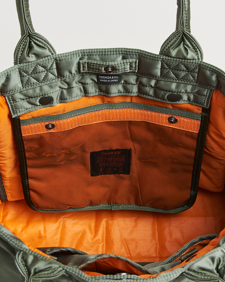 Herre | Tasker | Porter-Yoshida & Co. | New Tanker Tote Bag Sage Green