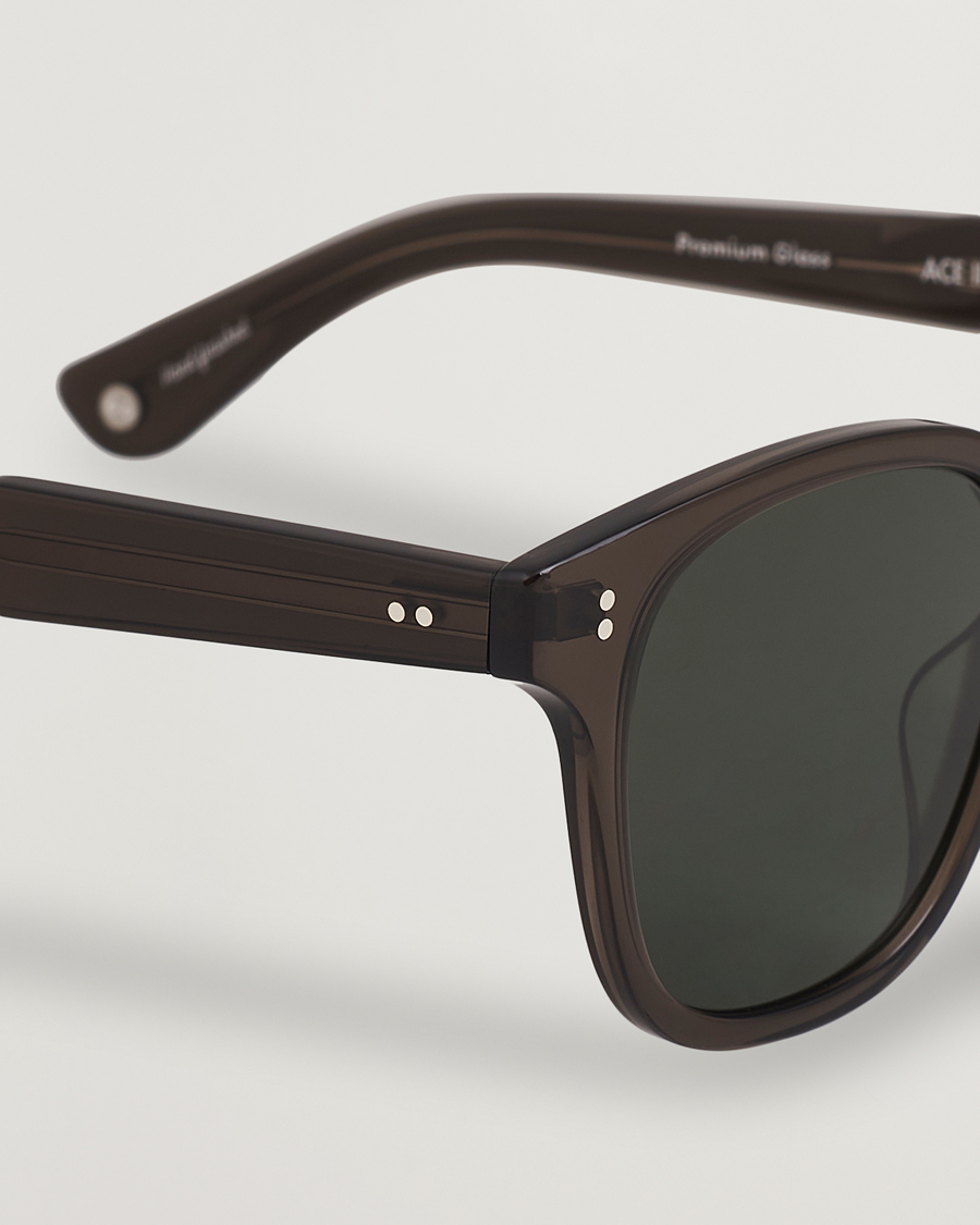 Herre | Solbriller | Garrett Leight | Ace II 49 Sunglasses Black Glass