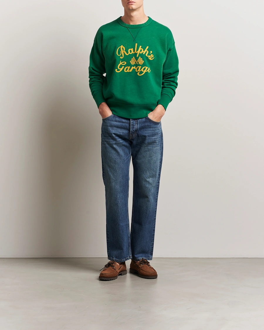 Herre | Trøjer | Polo Ralph Lauren | Ralph's Garage Sweatshirt Tennis Green