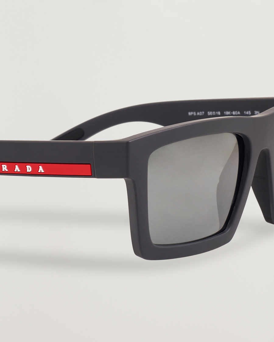 Herre | Solbriller | Prada Linea Rossa | 0PS A07S Sunglasses Grey/Black