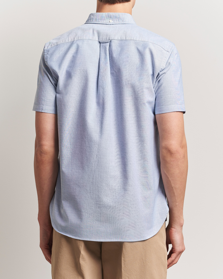Herre | Skjorter | BEAMS PLUS | Short Sleeve Oxford Shirt Light Blue