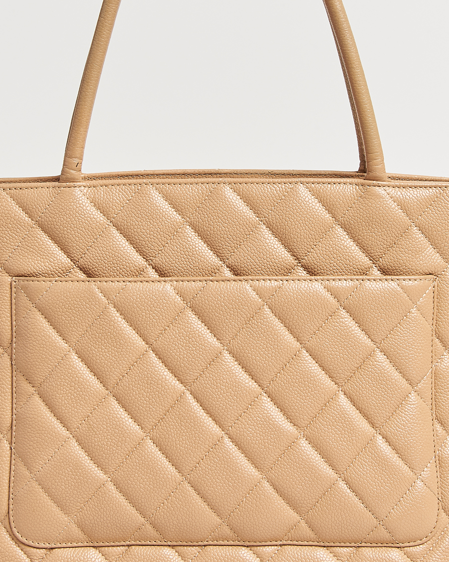 Herre | Gifts for Her | Chanel Pre-Owned | Medallion Tote Bag Caviar Beige