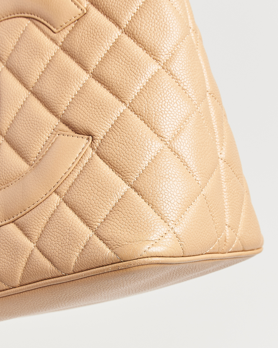 Herre | Gifts for Her | Chanel Pre-Owned | Medallion Tote Bag Caviar Beige