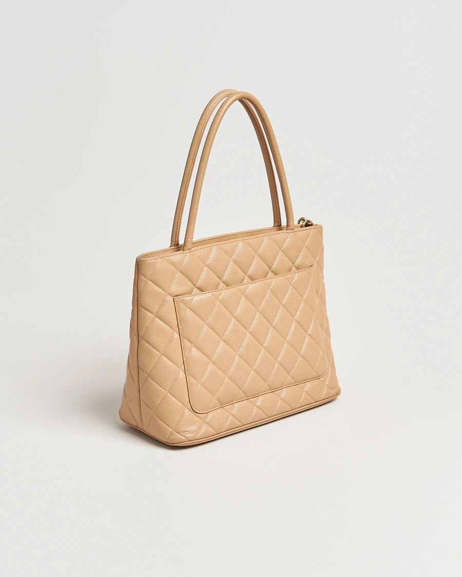Herre | Gifts for Her | Chanel Pre-Owned | Medallion Tote Bag Caviar Beige