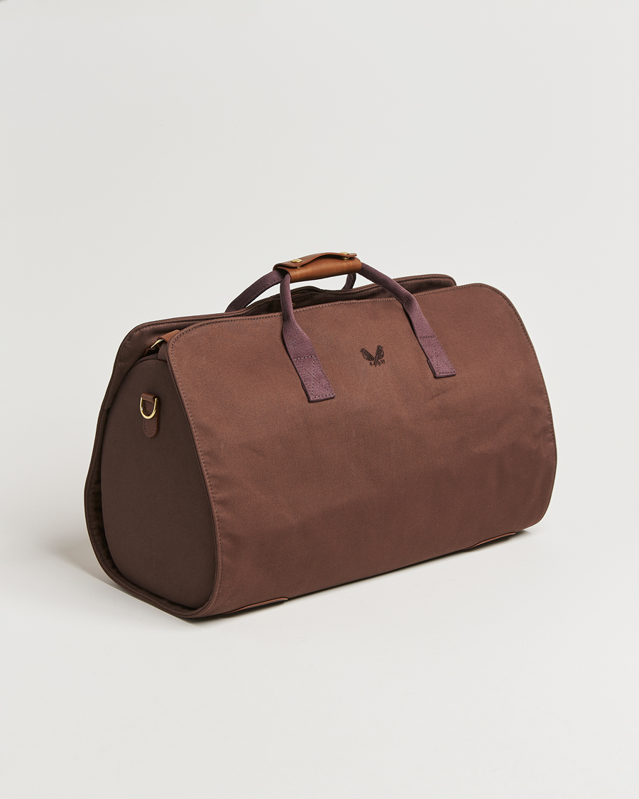 Herre | Tasker | Bennett Winch | Canvas Suit Carrier Holdall Chocolate