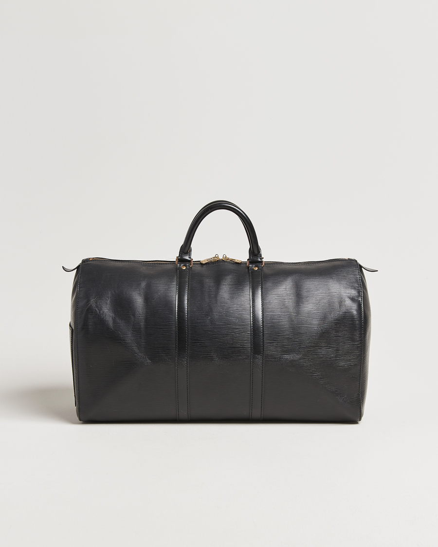 Herre | Pre-Owned & Vintage Bags | Louis Vuitton Pre-Owned | Keepall 50 Epi Leather Black