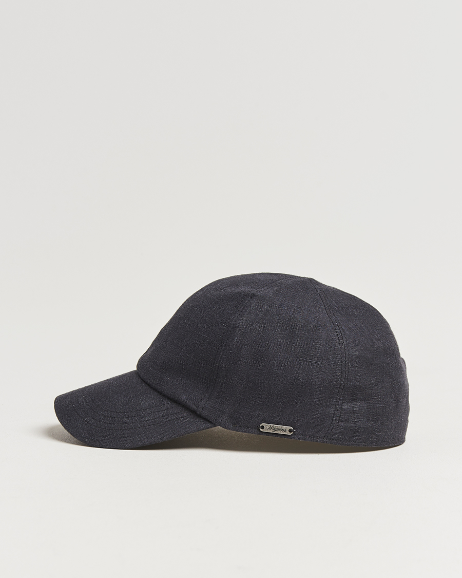 Herre | Hatte & kasketter | Wigéns | Baseball Linen Cap Black