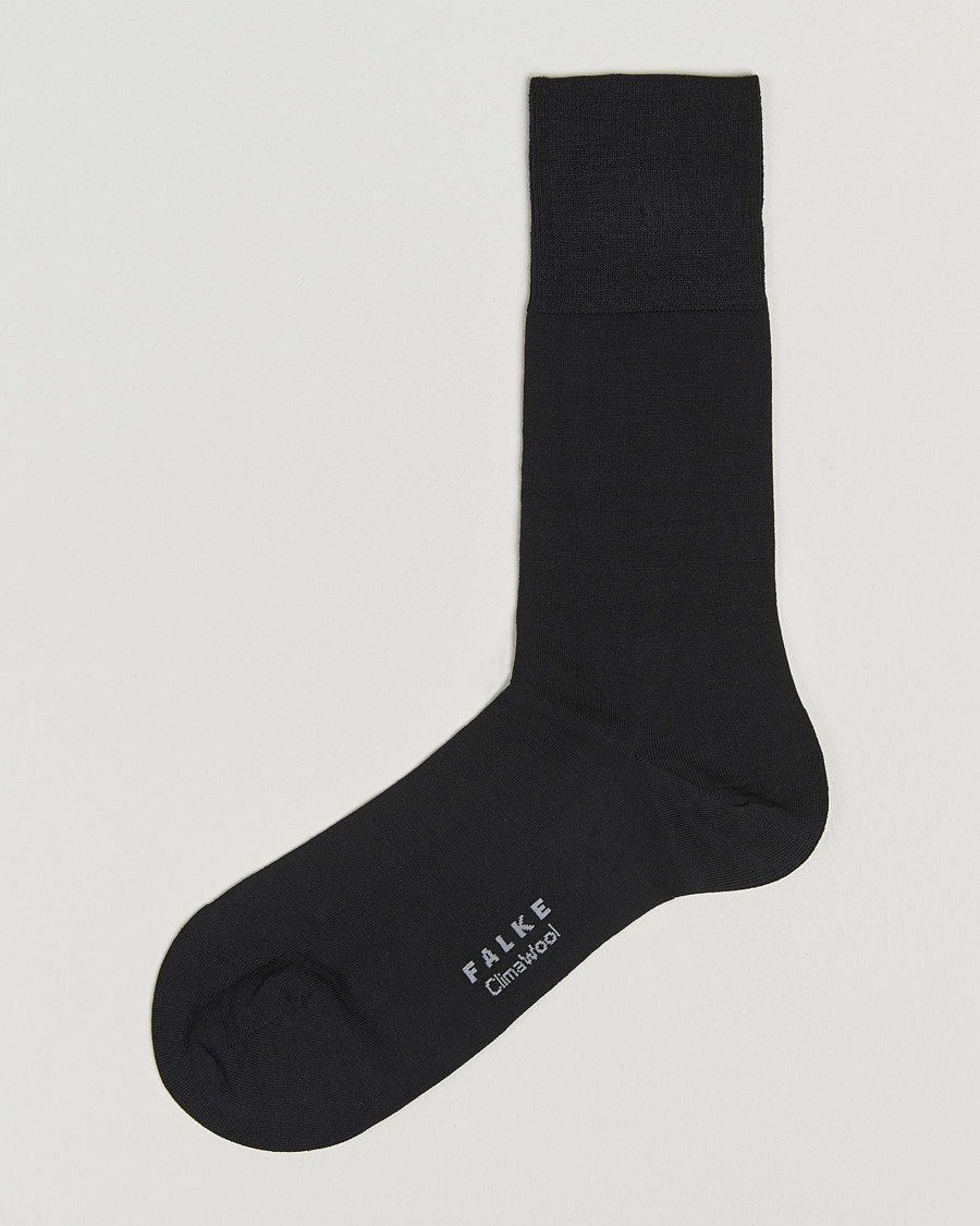 Herre | Undertøj | Falke | Clima Wool Sock Black