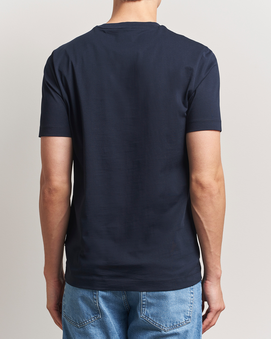 Herre | T-Shirts | BOSS BLACK | Thompson Crew Neck T-Shirt Dark Blue