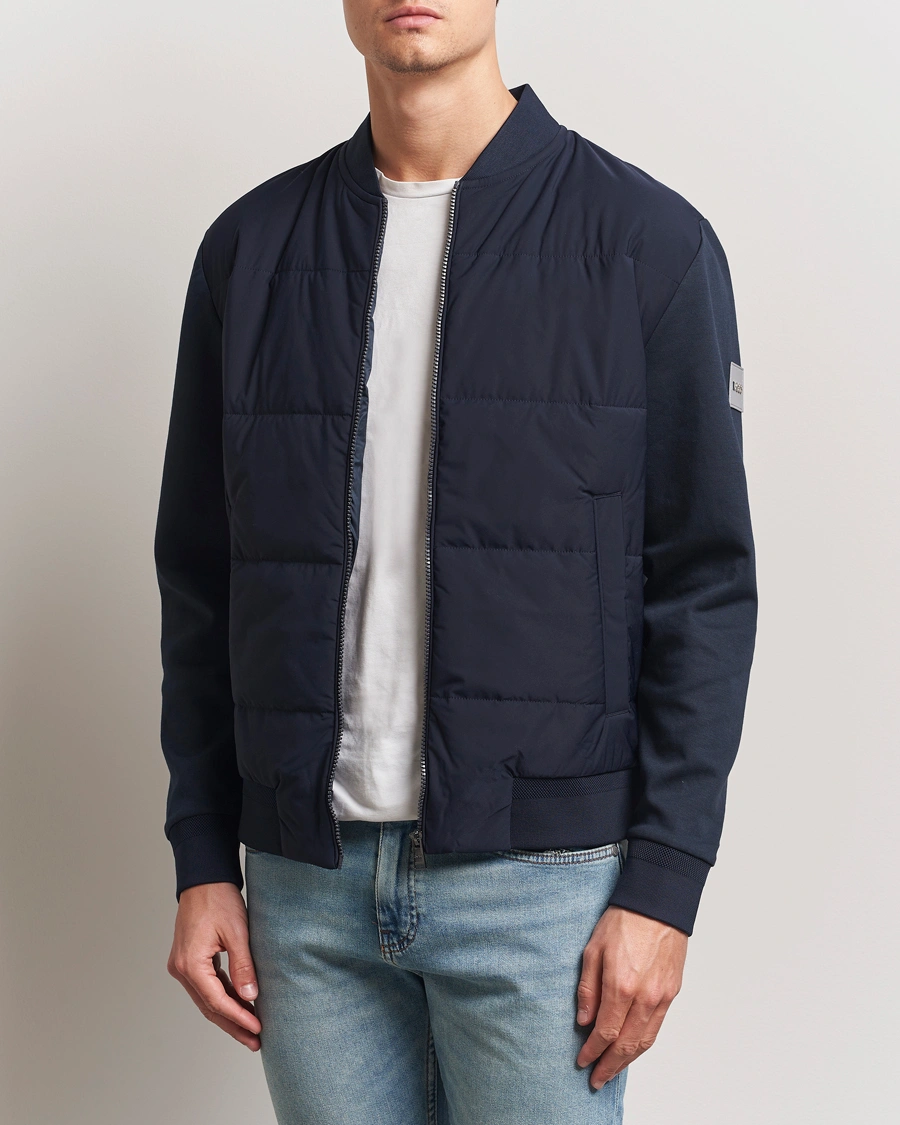 Herre | Jakker | BOSS BLACK | Skiles Hybrid Jacket Dark Blue