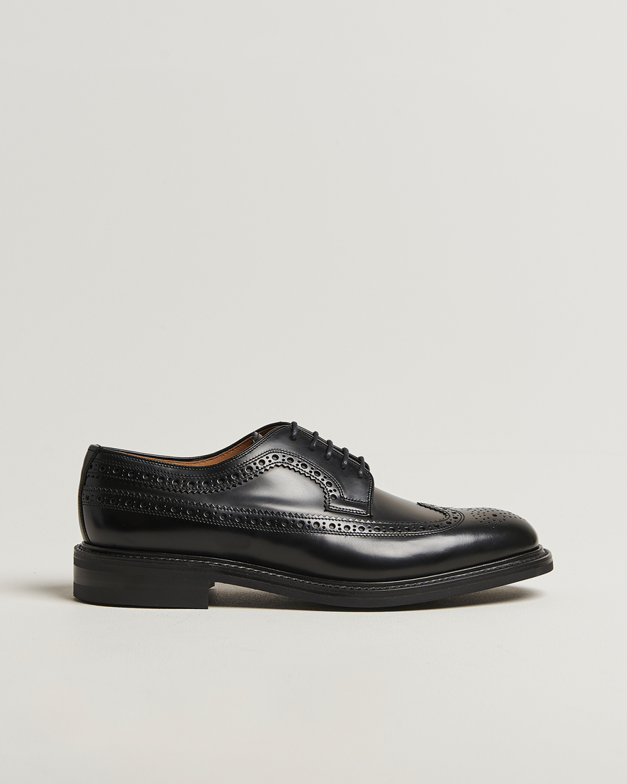 Herre | Derbys | Loake Shoemakers | Sovereign Longwing Derby Black