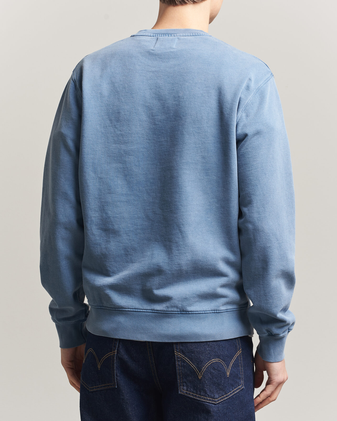 Herre | Trøjer | Colorful Standard | Classic Organic Crew Neck Sweat Faded Indigo