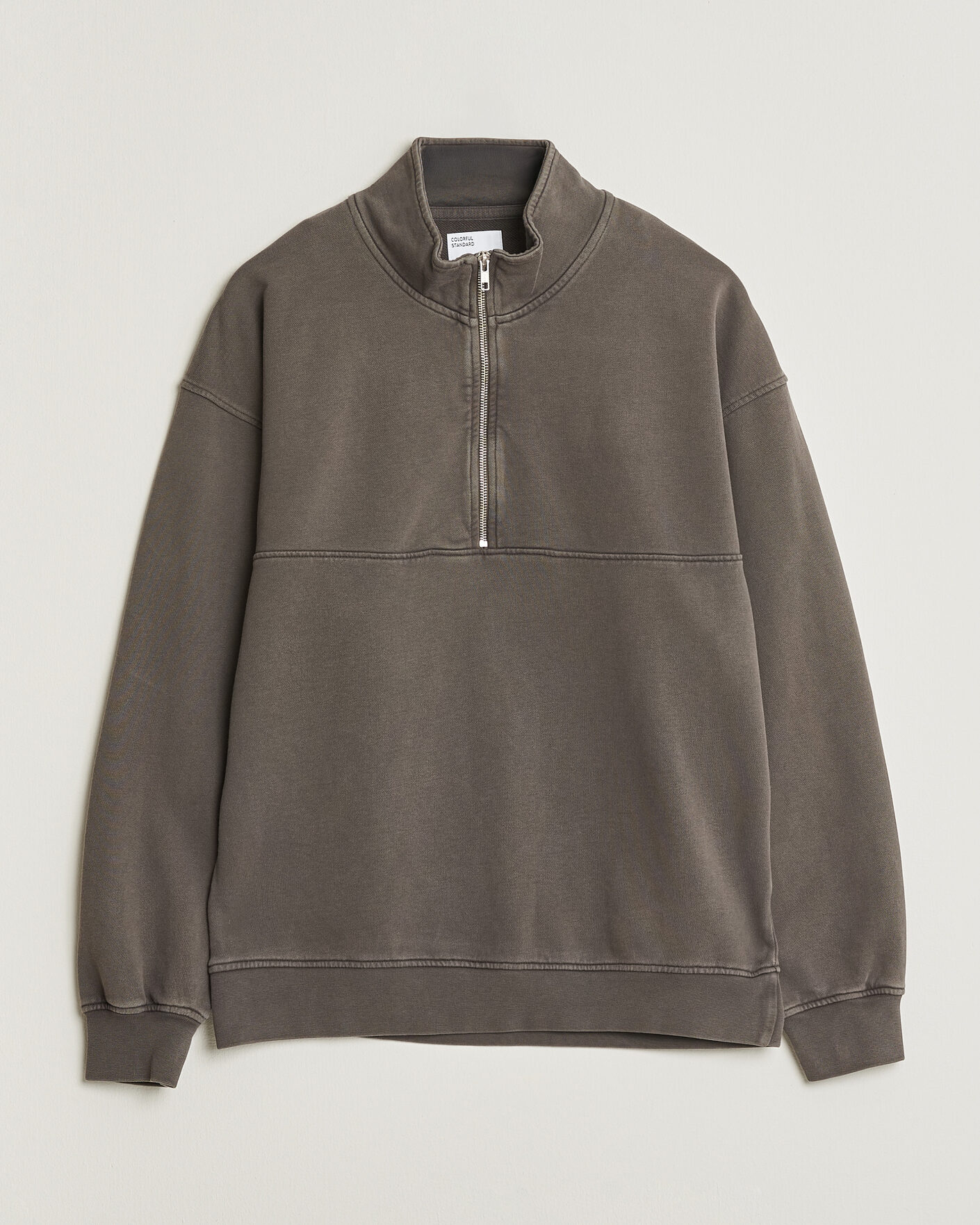 Herre | Trøjer | Colorful Standard | Classic Organic Half-Zip Faded Mud