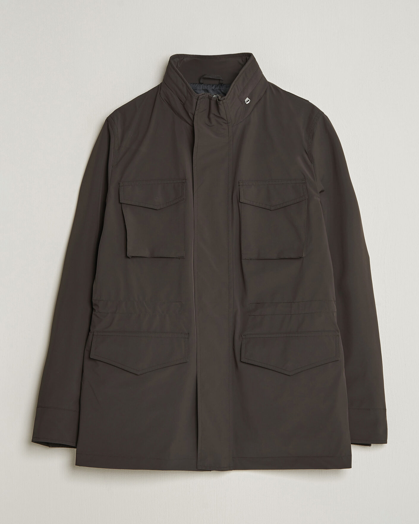Herre | Jakker | Oscar Jacobson | M65 Nylon Field Jacket Brown