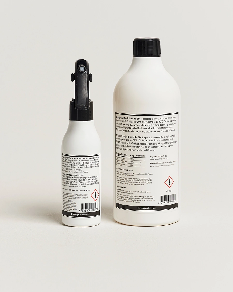 Herre | Vaskemiddel og vaskespray | Laundry Society | Basic Wash Set