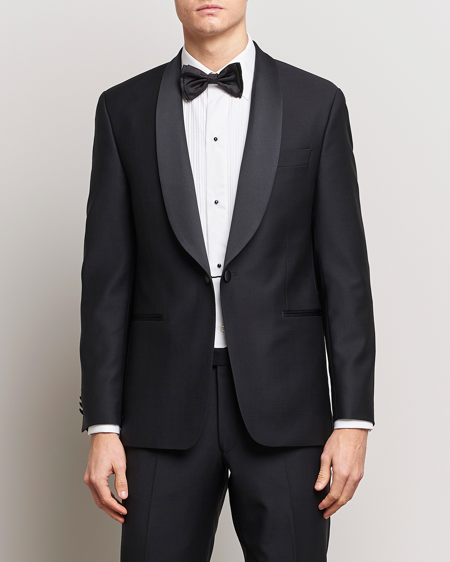 Herre |  | Oscar Jacobson | Figaro/Denz Wool Tuxedo Suit Black