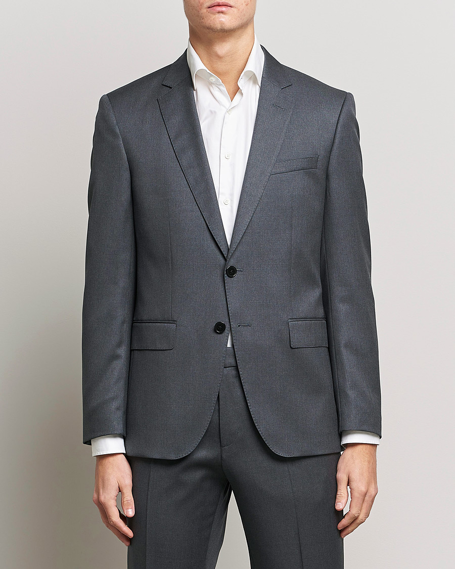 Herre |  | BOSS BLACK | Huge Wool Suit Dark Grey