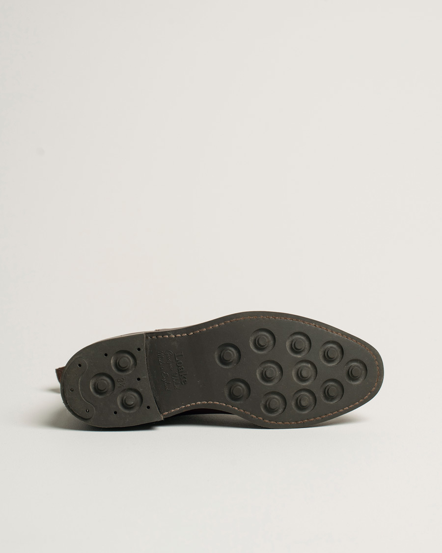 Herre | Pre-owned Sko | Pre-owned | Loake 1880 Blenheim Chelsea Boot Brown Waxy Leather UK7 - EU41