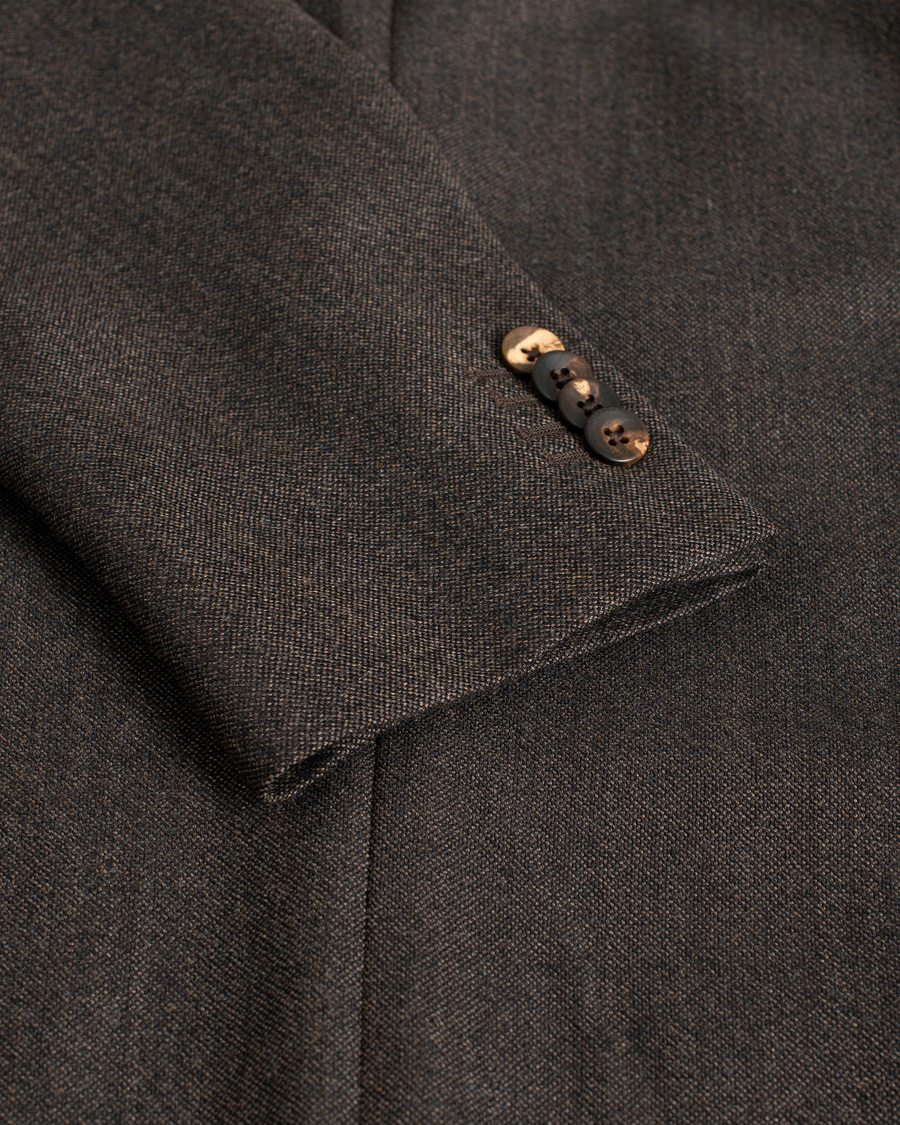 Herre |  | Pre-owned | Boglioli K Jacket Wool Hopsack Blazer Brown 