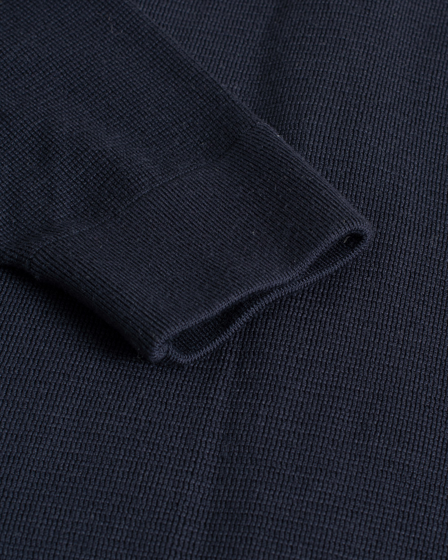 Herre | Pre-owned | Pre-owned | Ralph Lauren Purple Label Hybrid Zip Sweater Classic Navy