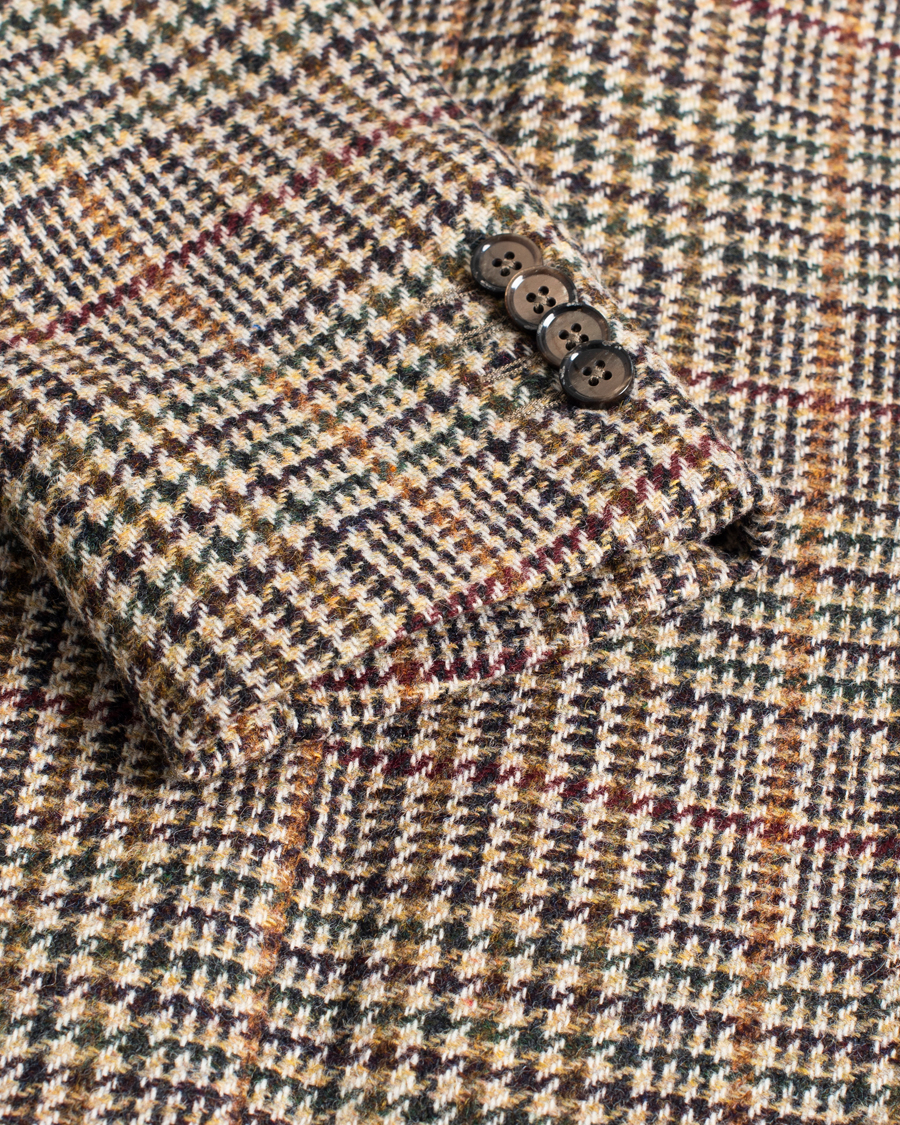 Herre |  | Pre-owned | L.B.M. 1911 Jack Houndstooth Wool Blazer Multi 