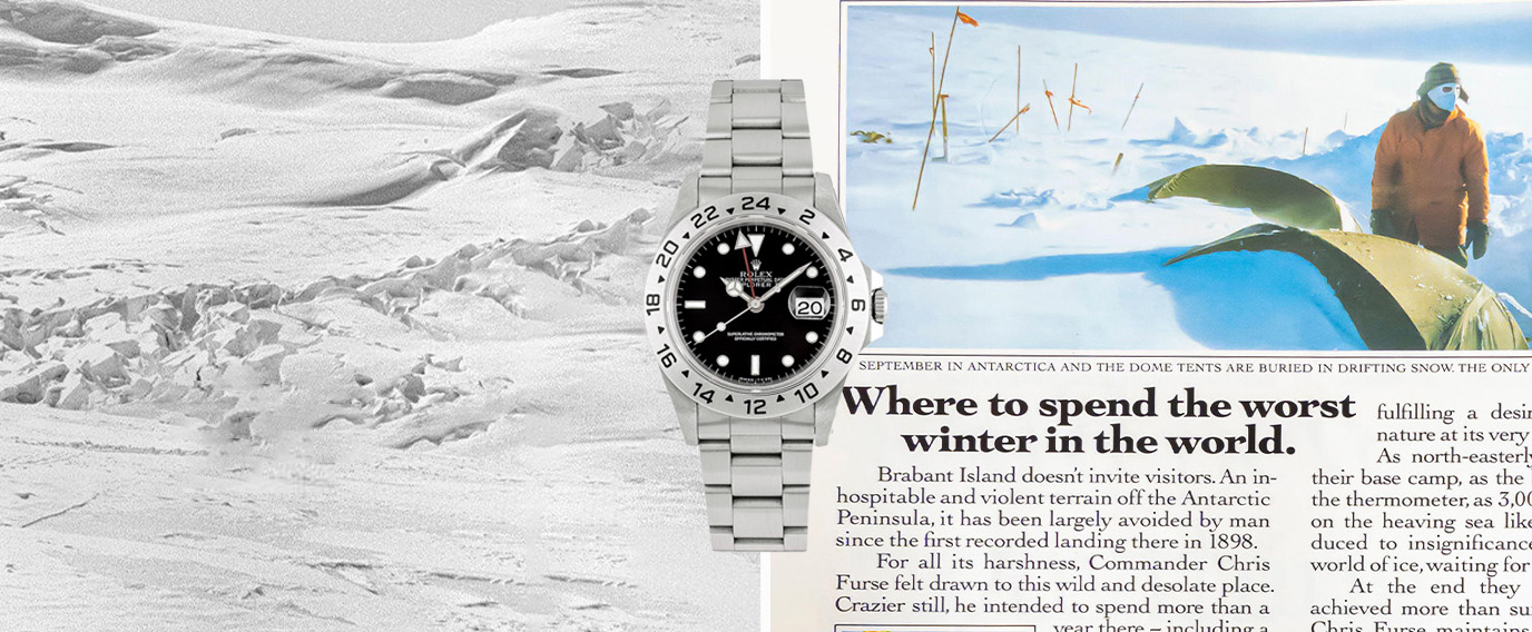 Rolex Explorer II: det oplagte valg i Antarktis